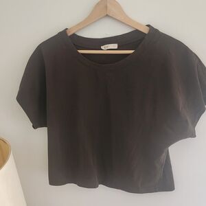 Sozy Cotton Hazey Crop In Olive L